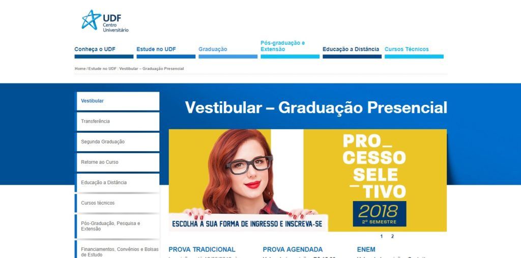 VESTIBULAR UDF 2019 → Inscrições, Edital, Vagas E Gabarito