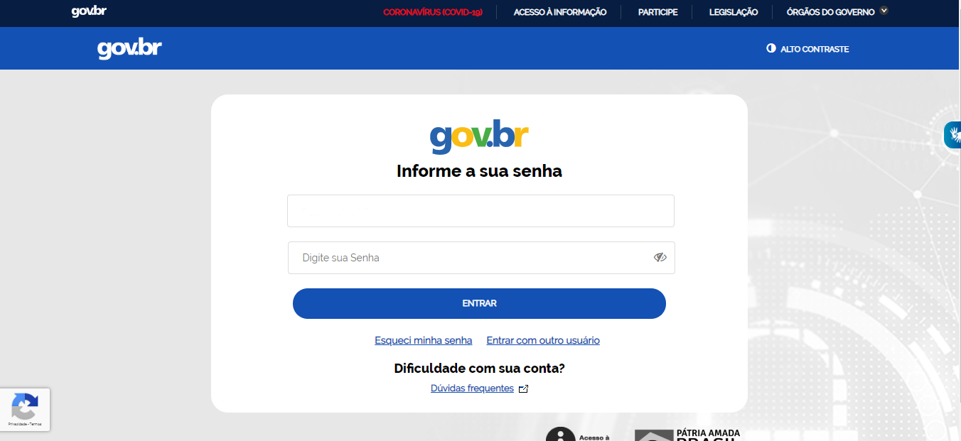 Portal Gov.br ENEM